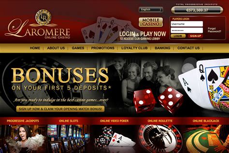 laromere casino bonus code